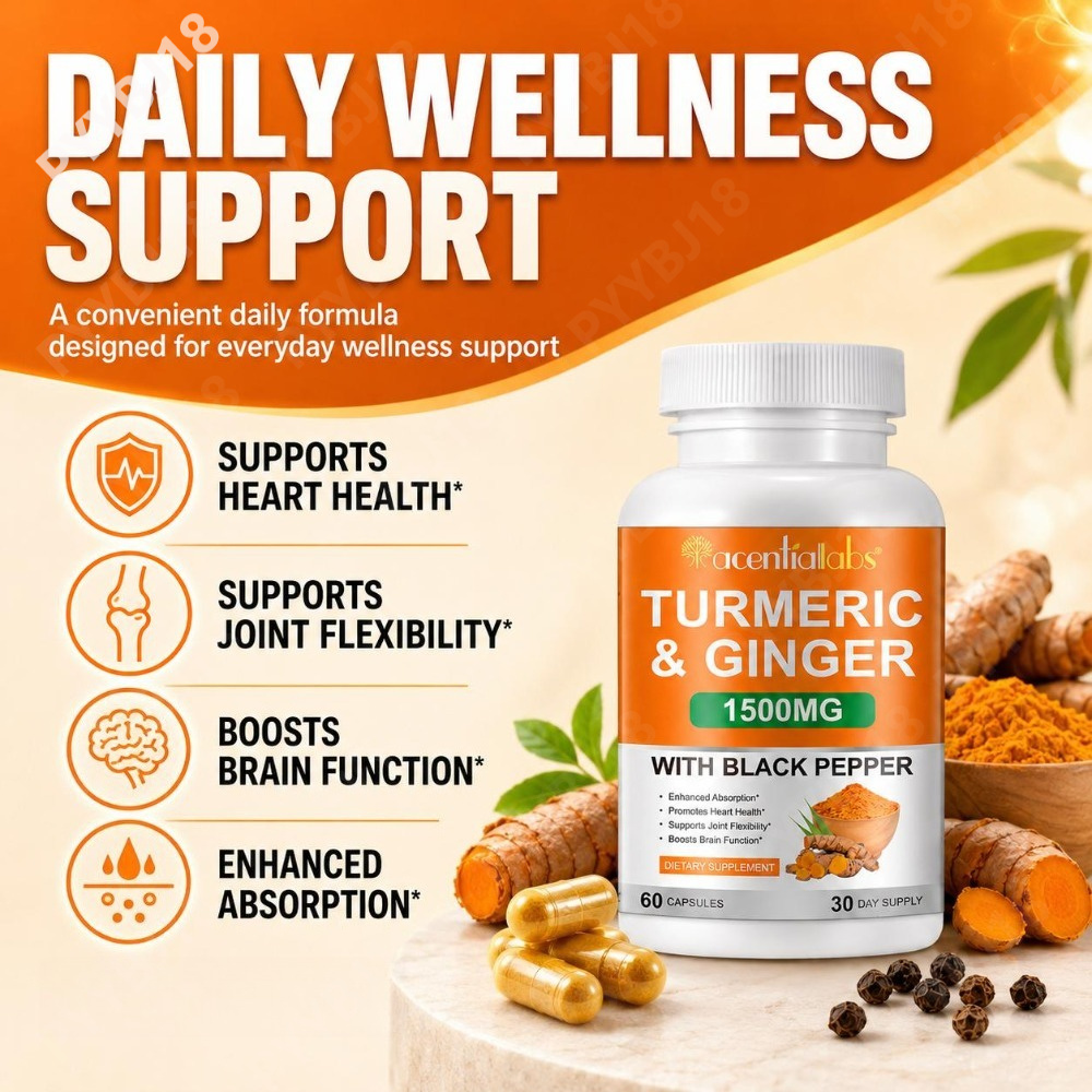 Turmeric & Ginger Capsules wit - Turmeric Curcumin Capsule 评论和价格